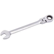 Image of Draper Hi-Torq Metric Flexible Head Ratcheting Combination Spanner 8mm-30mm