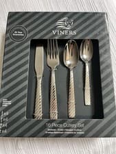 Image of Viners Stainless Steel Dining Cutlery Set 16-Piece / 18+ buyers only