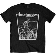 Image of Officially licensed Iggy Pop and The Stooges Crowd Walk Mens Black  T Shirt