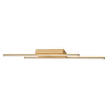 Image of Designer Brushed Gold Metal Kitchen LED 89cm Ceiling Light Fitting by Happy H...