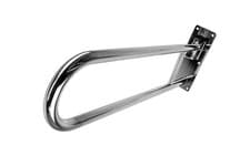 Image of Croydex Stainless Steel Foldaway Hand Rail - Bathroom Safety Support Bar