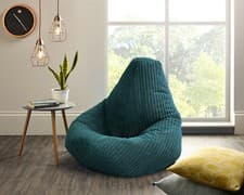 Image of Jumbo Cord Beanbag Chair Large Bean Bag in Jumbo Cord Highback beanbags FILLED