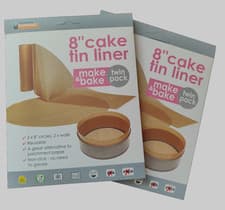 Image of Toastabags Make & Bake 8 inch Cake Tin Liner - 8" - 2 x twin pack