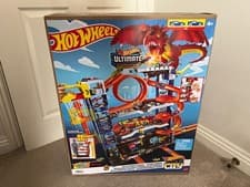 Image of Hot Wheels City Ultimate Garage Playset with 2 Die-Cast Cars - Brand New