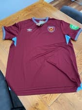 Image of West Ham United 2024 Home Football Shirt - UK Size (XL) - RRP £79.99.