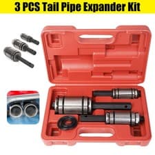 Image of 3PCS Tail Pipe Expander Muffler Exhaust Tail pipe Tube 1/8" to 3-1/2" Tool Set