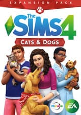 Image of The Sims 4: Cats and Dogs Expansion PC & Mac[EA App / Origin Key] No Disc/box