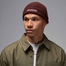 Image of Air Jordan Terra Beanie Soft Light Knitted Hat Brown Adults One Size HJ2409-227