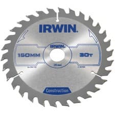 Image of IRWIN® 1897090 Construction Circular Saw Blade 150 x 20mm x 30T ATB