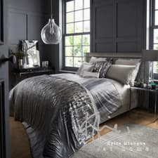 Image of Mineral Kylie Minogue Designer Vari Velvet Panel Duvet Cover - No Pillowcase