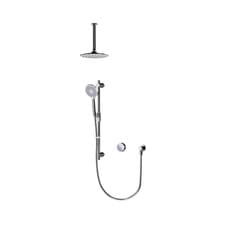 Image of Aqualisa Smart Glo GLO.A2.BV.DVFC.23 Dual Outlet Smart Shower Gravity Chrome