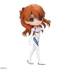 Image of Asuka Langley Sohryu Q Posket Ver. A White Plugsuit Figure (B/1)