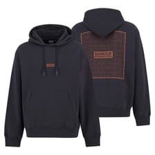 Image of Barbour International Lever Graphic Hoodie Dark Navy