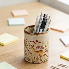 Image of Cooking Utensils Container Utensil Container Ceramic Utensil Holder