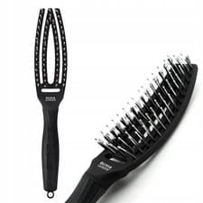 Image of Fingerbrush Combo Small Hair Brush Black - Detangling & Styling