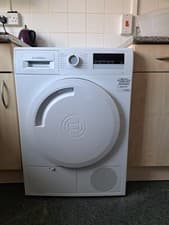 Image of Bosch WTN83201GB 8kg Condenser Tumble Dryer - White