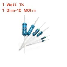 Image of Pack: 20/ 60/100/300 P 1W Metal Film Resistors 1 Watt 1% Tolerance 1 Ohm-10 MOhm