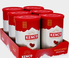 Image of Kenco Millicano Original Instant Coffee Pack of 6 x 100g