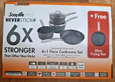 Image of Scoville Pro Neverstick+ 5 Piece Cookware Set - pan set - NEW with FREE POSTAGE