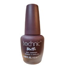 Image of Technic Matte Nail Polish | Black Grape | Easy Application | 12ml