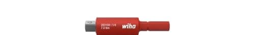 Image of Wiha slimVario Electric 43139 Adaptor for 1/4 Inch Socket Spanner Red 1 Piece