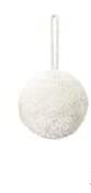 Image of Jones Hygge Pompom Cushion/Key Tassel (Cream)