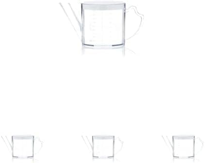 Image of KitchenCraft Gravy Fat Separator Jug, Plastic,Transparent/White,500 ml (Pack of 4)