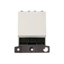 Image of Click Minigrid MD024PW Polar White 20A 2 Way Switch Module