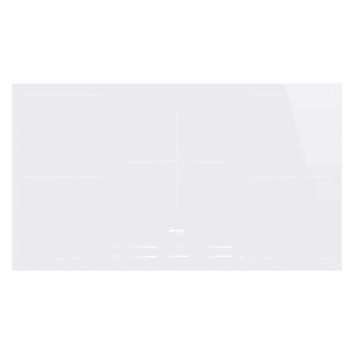 Image of Smeg 90cm White Glass Induction Hob