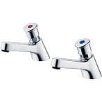 Image of Armitage Shanks S0672AA Sandringham 21 Self Closing Pillar Taps (Pair)