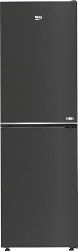 Image of Beko AeroFlow™ HarvestFresh™ CNAD5692VPZ 192cm 50/50 Frost Free Fridge Freezer - Black Steel - D Rated