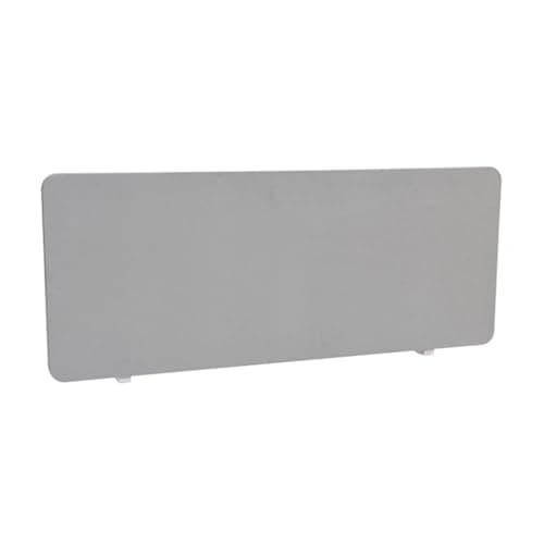 Image of Adjustable Privacy Panel 90x40 cm Gray for Standing or Sitting De 40 cm Height Dual-Use Office Solut Home Office Desk