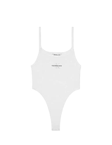 Image of Calvin Klein Jeans Seasonal Monogram HIGH Leg Body Bright White