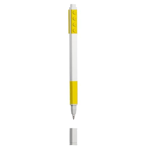 Image of LEGO Iconic Writing Instrument - Gel Pen - 0.7mm Medium Tip (Yellow)