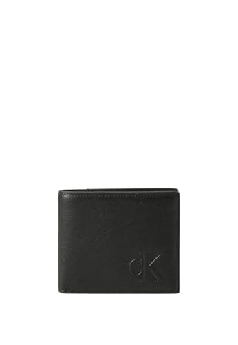 Image of Calvin Klein Jeans Men's SCLPTD IMPRSSN BLLFL LV04G1072G Wallets, Black (Black), One Size
