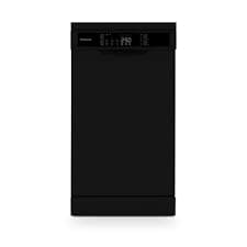Image of Montpellier MDWD1064K Black Slimline Freestanding Dishwasher