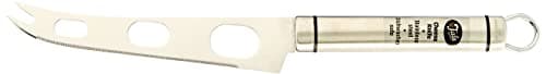 Image of Tala Stainless Steel Cheese Knife, Perfect for Hard and Soft Cheeses. Specially Designed for The Cutting and Serving of Cheeses, Dishwasher Safe. 26.6 x 3.0 x 1.5 cm