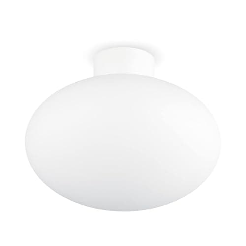 Image of Ideal Lux CLIO - Bathroom Globe Flush Light White IP44, E27