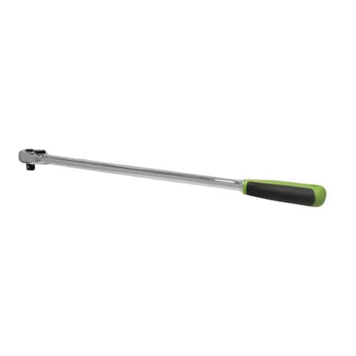 Image of Siegen S01206 Ratchet Wrench, 3/8 inch Sq Drive Ex Long Pear-Head Flip Reverse