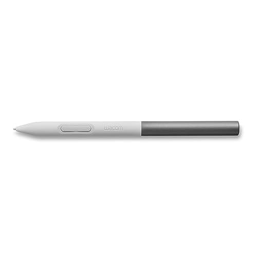 Image of Wacom One Standard Pen, Pressure Sensitive, Battery-Free Pen for Wacom One pen tablets and displays, White-Gray