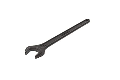 Image of GEDORE 894 27 Single Open-End Spanner 27 mm with Hanging Hole Vanadium Steel Anti-Glare Look Manganese Phosphated According to DIN 894
