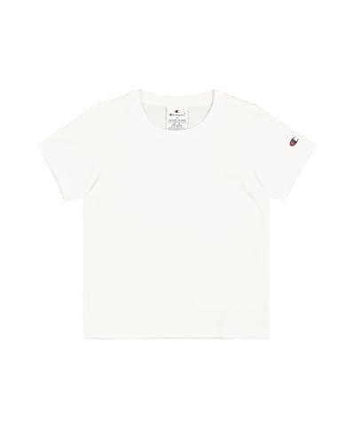 Image of Champion Girl's Legacy Girl - Graphic Crewneck T-Shirt, White (WW001), L