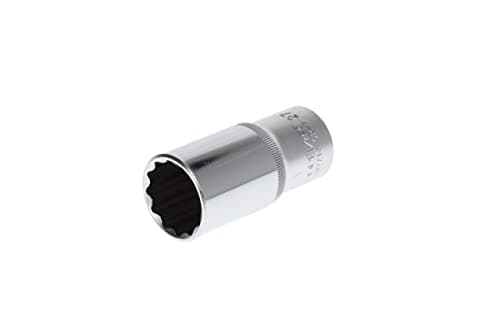 Image of GEDORE red Long socket, 1/2" 12.5 mm drive, bi-hex 27 mm AF, Tool, R61102714, Steel
