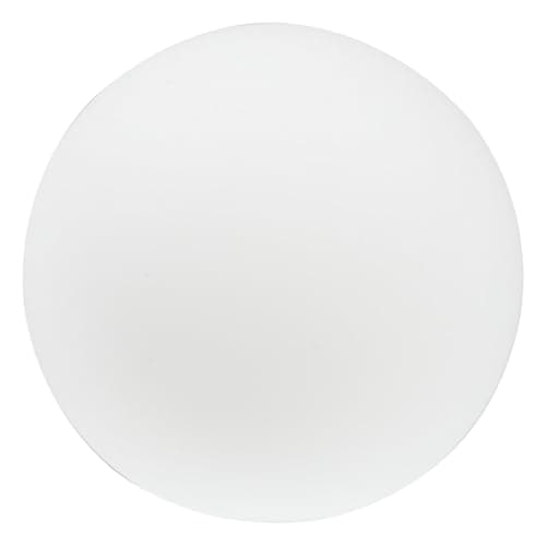 Image of DOITOOL 12cm Glass Lampshade Replacement - Frosted White Globe Light Shade with 55mm Hole - Round Sphere Milk Glass Cover for Ceiling Pendant Lights - Opaque Matte Ball for Wall Lamp Sconce Decor