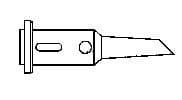 Image of TIP, Super PRO 125, 3.2MM, Single Flat | Soldering Irons/POTS Tips Tools, 1 X Qty - SP.3.2S.F
