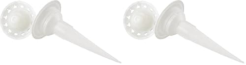Image of Everbuild – Foil Pack Applicator Spare Nozzles and Push Disc – for Use with Everbuild Foil Pack Application Gun – White (Pack of 2)