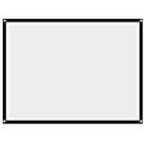 Image of Richer-R Projector Screen, Rear Projection Screen 60-100 Inch Portable Foldable Non-crease White Projector Curtain Screen 4:3 for Outdoor Camping Movie Open-air Cinema(60in)
