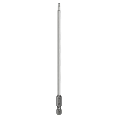 Image of sourcing map T15 Torx Head Screwdriver Bit 1/4" Hex Shank 6" (150mm) Long Magnetic No Hole Tip Tamper Proof 6 Point Star Screw Driver Drill Bits S2 Steel Industrial Power Screwdrivers