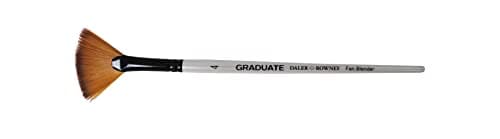 Image of Daler-Rowney Graduate Multi-Technique Brush, Synthetic Hair, Short Handle, Fan, 4