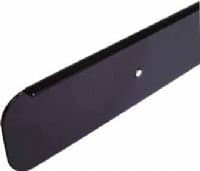 Image of FMK WORKTOP BLACK BULLNOSE END CAP 40mm